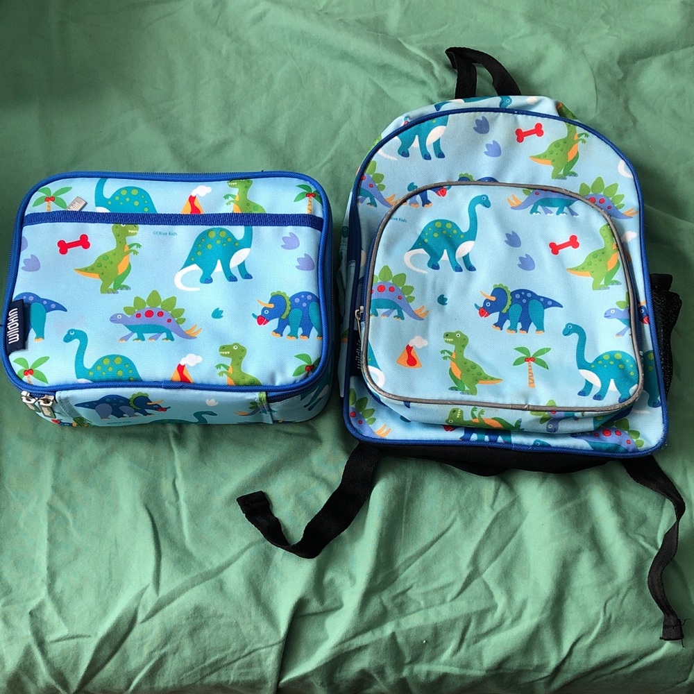 Dinosaur Lunch Bag and Backpack Set